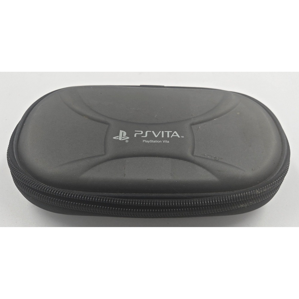 Sony PlayStation Vita PS Vita Hard Shell Carrying Case Black Travel Pouch Zipper